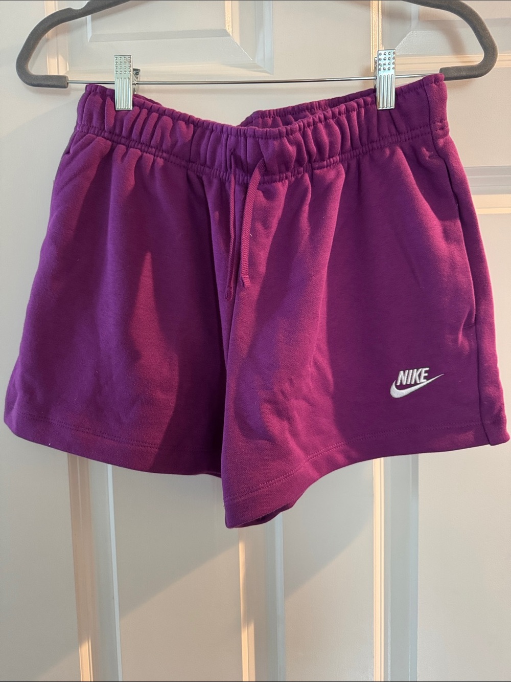Nike Women's Magenta Athletic Drawstring Shorts